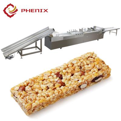 China Best Price Peanut Protein Snack Cereal Bar Equipment Energy Muesli Brittle Bar Making Cereal Bar Machine From Phoenix Machinery for sale