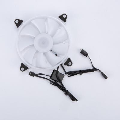 China Box& Different Deep Silence 12V RGB PWM CPU Cooler 2.54-3P 50MM 4P Fan New Cooler Design 120*120*25MM Split Computer Fan for sale