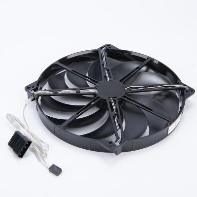 China ODM Light Weight 200*200*20MM Deep Silence 12V PWM CPU Cooler 3 Pin Sever Computer Cooling Fan Split/Computer for sale