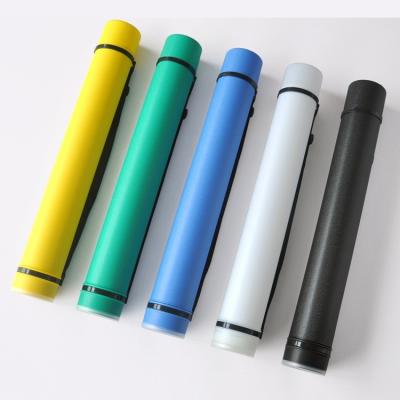 China Diameter 85mm Mordern Images Single Documents PE Plastic Portable Memory Tube Color Dermatoglyph Painting Round Tubes for sale