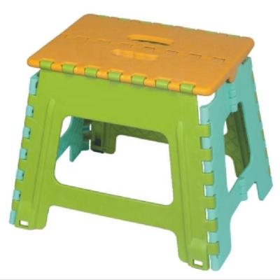 China 12 Inch Foldable High Quality 300 Pounds Counter Plastic Colorful Splicing Folding Folding Stool for sale