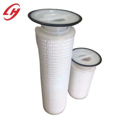 China Hotels PP Material 40 Micron 20 Inch ACF Meltblown Filter Cartridge Pleated Filter for sale