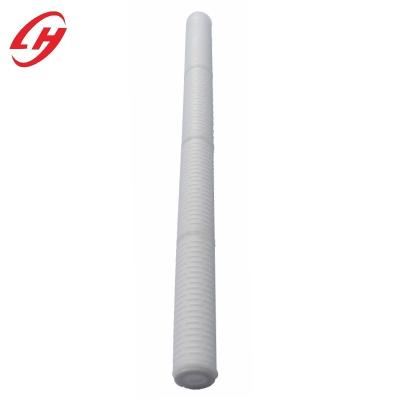 China Hotels 10 Micron 40 Inch PP Material PE / Ptfe Pleated Cartridge Filter From China Factory for sale