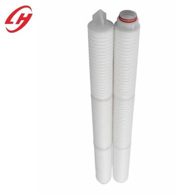 China Hotels Wholesale Price 40 Micron 30 Feet Explosive Seat / Ptfe Pleated Cartridge Filter Made Of PP for sale