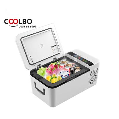 China ABS Plastic Material Truck BCD15 Small Fridge Freezer For Outdoor for sale