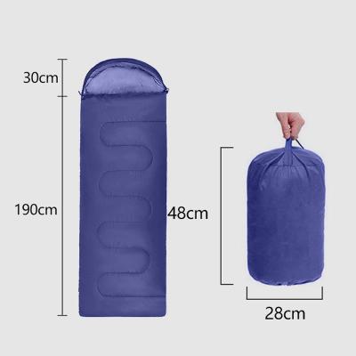 China Envelope Type Coolbo 3 Season Sleeping Bags Warm Portable Sleeping Bags For Adults for sale