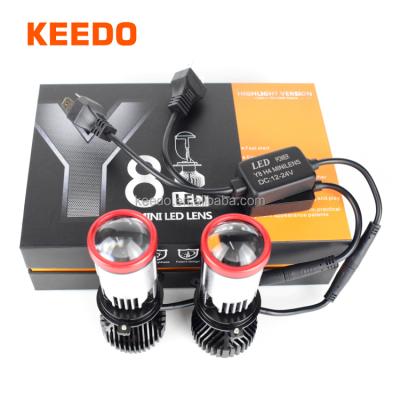 China New version 30000 Y6 lumens Y8 fan KEEDO 20000 lumens led projector headlight for car motorcycle for sale