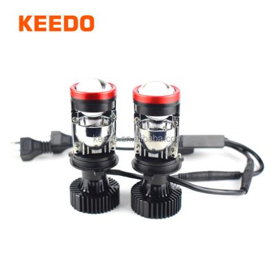 China Universal For Car Motorcycles 2021 New Mini High Power 170W LED Headlight Kit Bulb 6000K White Y7 Fisheye Lens for sale