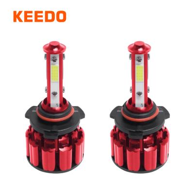 China 4sides lighting all in one design car auto headlights h7 h11 h4 9005 sides hb3 4 6000k white canbus led head bulb for sale