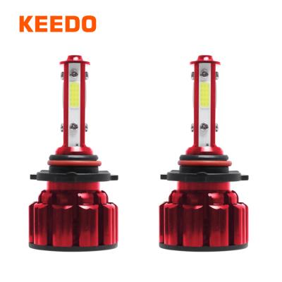 China 4sides lighting 360 degree IP68 turbo waterproof fan led headlight h4 h7 9005 9012 hb4 hb3 car head light for lamp for sale