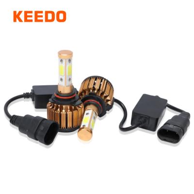 China 4sides lighting car led headlight H7 LED H4 led H11 H8 9006 car LED headlight bulbs 16000lm H13 9004 9007 high-low driver-beam headlight for sale