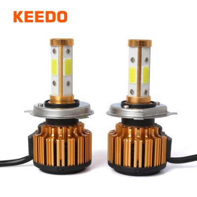 China 4sides lighting high power car led 2021 light auto led headlights bulbs canbus X7 80w car led headlight h7 h8 h9 h11 9005 9006 hb3 h13 h4 for sale