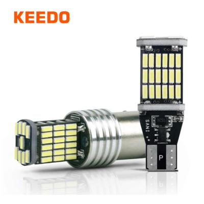 China 1080Lm Led Brightness 45smd T15 W16W 921 Bulb For Auto Brake Reverse License Plate Lights Universal for sale