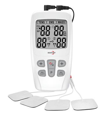 China (Tens+ems+massage) ROOVJOY OTC Ten Unit EMS Muscle Stimulator Pulse Massager Combo Dix machine for sale