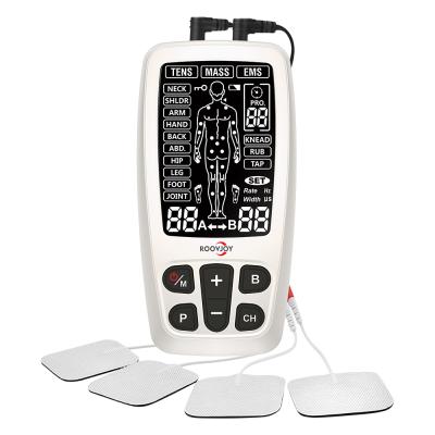 China ROOVJOY 2021 Smart Ten EMS Body Relief Therapy Massage Equipment Electric Muscle Stimulator Homecare for sale