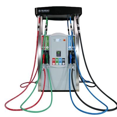 China Gas Station Bluesky Lanfeng Portable Fuel Dispenser Price Fuel Dispenser With Tank for sale