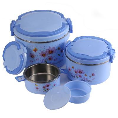 China 2845 Various Size Thermos Insulated Heater Sustainable Plastic Lunch Box For Cookware for sale