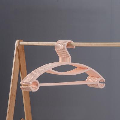 China Eco-Friendly Material Wholesale Safe High Quality Plastic Kids Small Use Air Drying Coat Hanger for sale