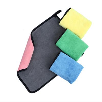 China Sustainable Cleaning Cloth Car Wash Microfiber Towel Dry Towel 30x40 Auto Microfiber Towel for sale