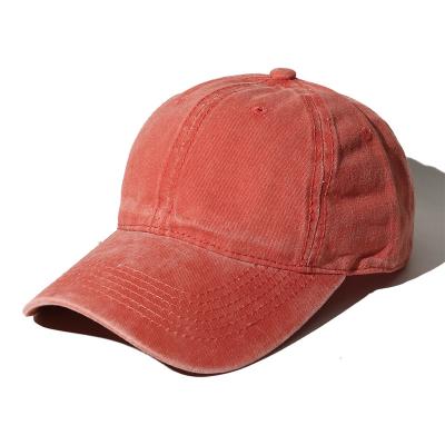 China COMMON 100% cotton washed cotton men's and women's hat gorras multicolor optional sports custom baseball cap for sale