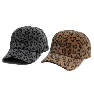 China Chinese COMMON Factory Kids Hats Caps Unisex Leopard Print Hat Sports Custom Fitted Baseball Cap Custom Made for sale