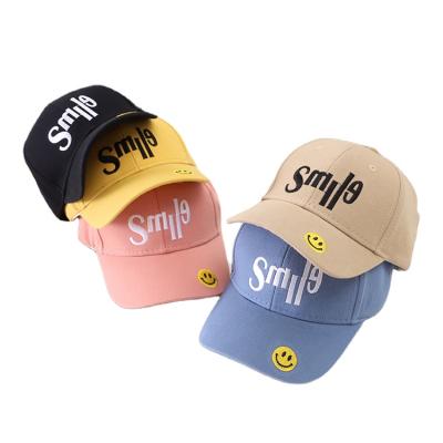 China JOINT Spring Children's Plastic Hat Boys And Girls Cotton Parasol Embroidery Sports Cap for sale