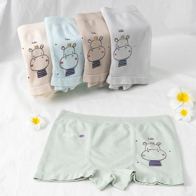 China New Wholesale Custom Design Kids Animation Kid Boxers Boys Underwear Soft Breathable for sale