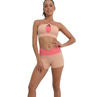 China Elastic Training Sexy Hot Women's Breathable Yoga Sets for sale