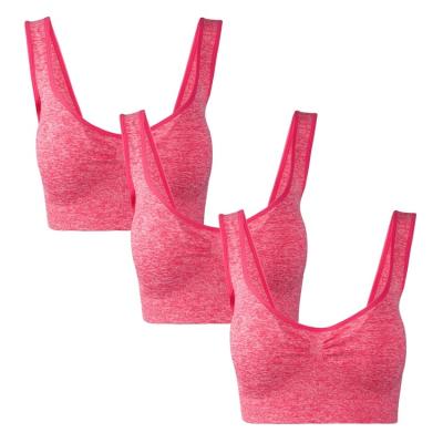 China QUICK DRY Seamless Net Red Women Vest Non Slip Strap Lingerie U Shaped Chest Pad Gathered Sexy Underwear Bra for sale