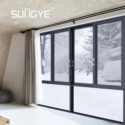 China Sliding Sliding Windows Sliding New Construction Office Open Window Fans For Vertical Sliding Windows for sale