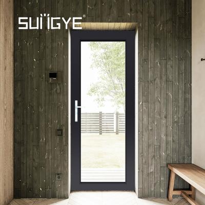 China Sound Insulation Door Frame Sound Proofing Modern Interior Fancy Contemporary Insulated Interior Doors With Glass for sale