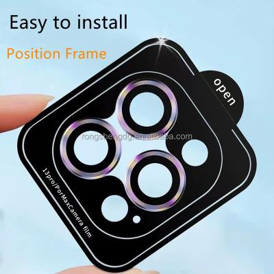 China Protect Camera Lens Easy Install Camera Lens Screen Protector Tempered Glass Individual Eagle Eye For iPhone14 for sale