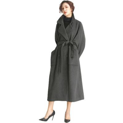 China Anti-wrinkle winter 2022 new plus size Korean women's woolen coat loose and thin for sale