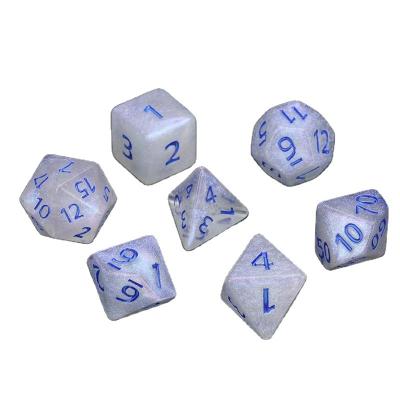 China Board game accessories die cut professional custom single acrylic dies color polyhedral dies wholesale DND change for sale