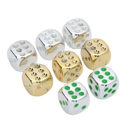 China Royalwill Starlight Plastic Crystal Dies Board Game Accessories Gold Acrylic Dies Cut Dies Polyhedral Tray for sale