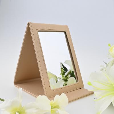 China 2020 Customized Private Label Magnifying Single Side Around Makeup Gifts Wall Personalized Frame Mini Pocket Mirror for sale