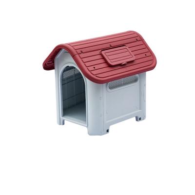 China Hot Selling Breathable Plastic Kennel Outdoor Pet Kennel Plastic Kennel for sale