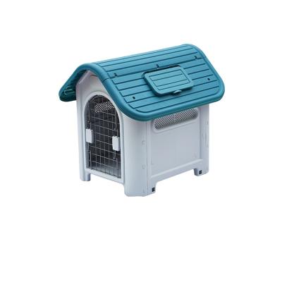 China Breathable Hot Sale Wood Outdoor Pet Plastic Dog House Kennel for sale