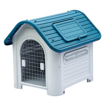 China Large Breathable Wholesale Outdoor Rainproof Plastic Kennels With Window for sale