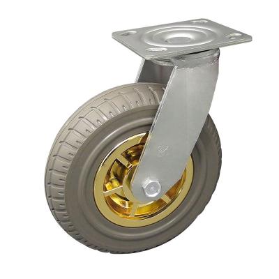 China PIVOT 8 Inch Heavy Duty Transport Wheelbarrow Solid Rubber Wheel for sale