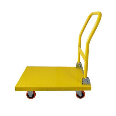 China Industrial Dead Man Brake Hand Truck Cart Platform Cart For Warehouse Shanghai Manufacturer for sale