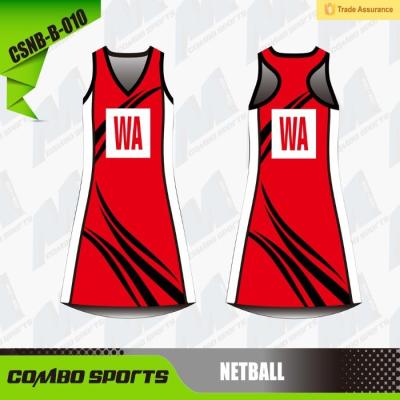 China Anti Scheurend Netball een Lijnkleding Jerseys 3355cm Borstbreedte Te koop