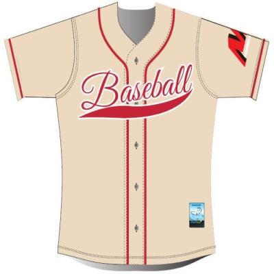 China Jersey-Hemd des Baseball-300gsm zu verkaufen