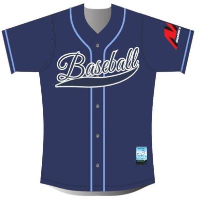 China Der Baseball-Uniform-Jerseys Männer Soems 2XL kundenspezifische volle Knopf-Front zu verkaufen