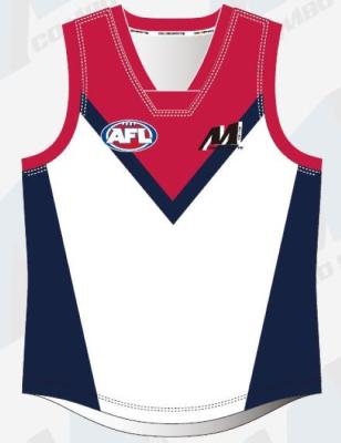 China BSCI 300gsm Aussie Rules Jersey Sleeveless Guernsey für Afl-Spieler zu verkaufen