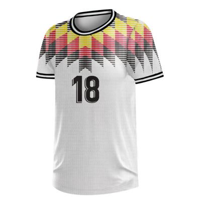 China Digital-Sublimations-kundenspezifische Fußball-Uniformen, weißes T-Shirt kurzen Ärmels BSCI XS zu verkaufen