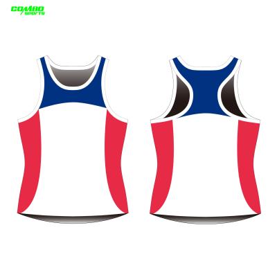 China La camiseta que compite con de las mujeres respirables atléticas de encargo 100gsm de Teamwear en venta