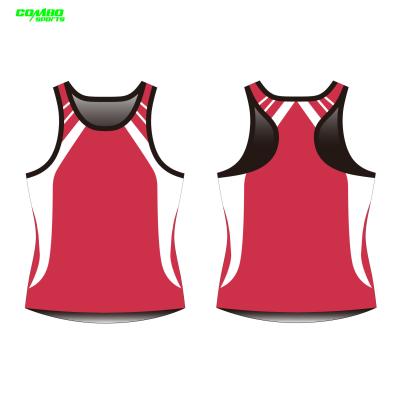 China Impresión de encargo de Digitaces del Activewear que compite con de las camisetas para mujer del OEM/del ODM sin mangas en venta