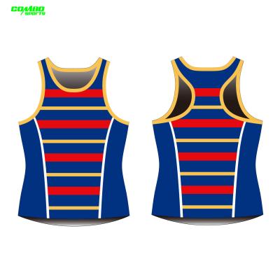 China 100% van de Halsmensen van polyester het Atletische Teamwear O Overhemd van Jersey Te koop