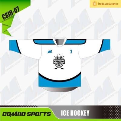 China OEM ODM 2 Lagen van Halsteam ice hockey jersey custom het Ontwerp Te koop